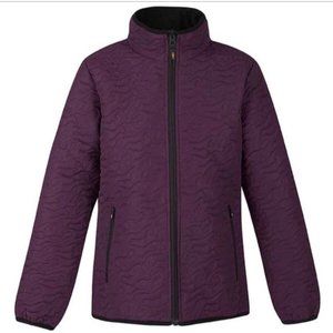 Kerrits Riding Jacket Plum Quilted Jacket Girls Size L